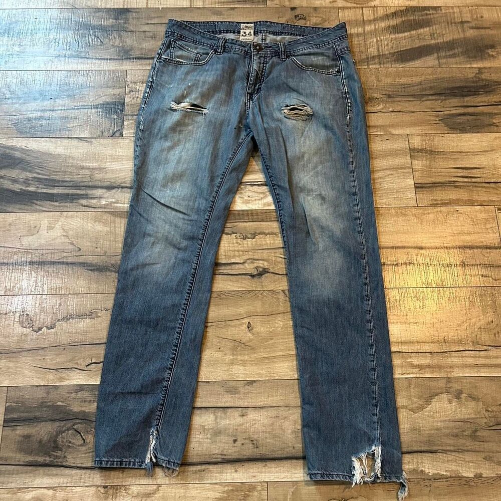 Volcom Men's Blue and Navy Jeans